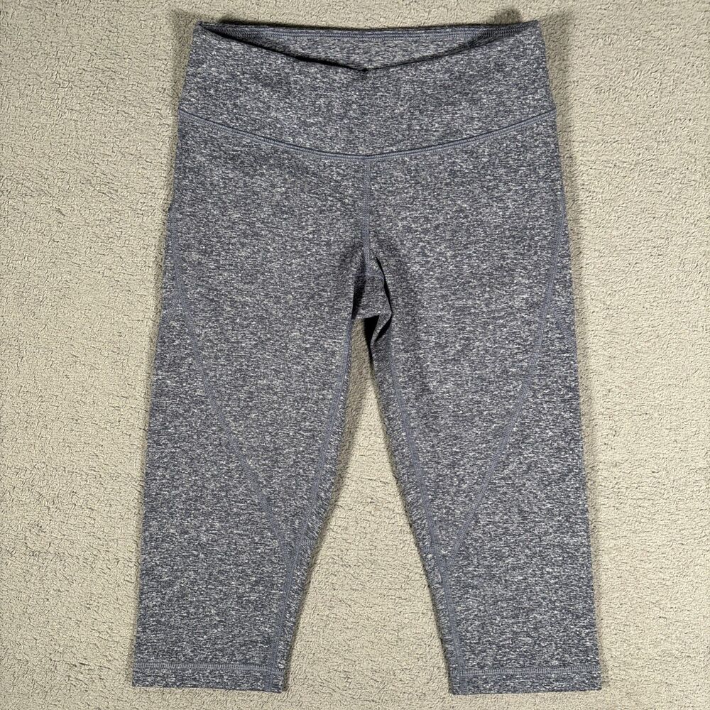 Zella Capri Leggings Women’s Size XS Heather Blue Grey Yoga Tight